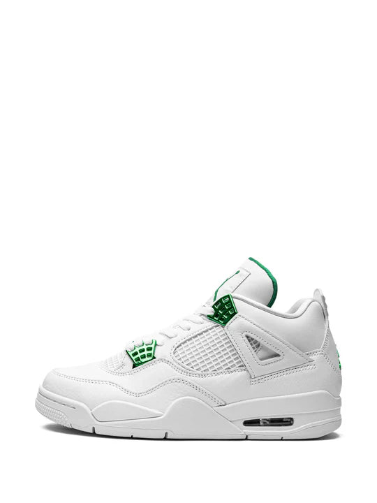 Air Jordan 4 Retro 'White Metallic Green'